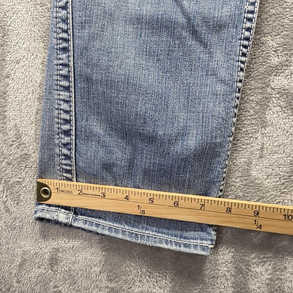 Silver Jeans Capri Jeans Womens W31 Light Wash Frances Low Rise Stretch Denim - Picture 11 of 11